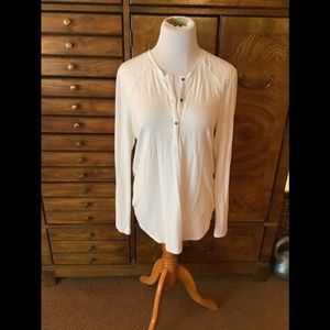 Women’s Calvin Klein White Button Up Henly